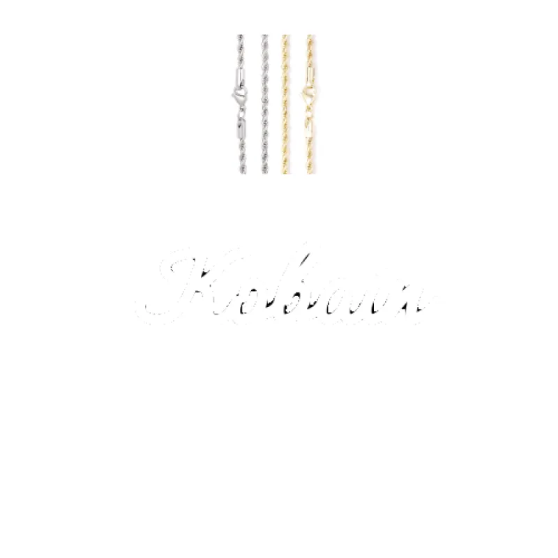 Script Custom Letter Necklace sold by The GUU Shop