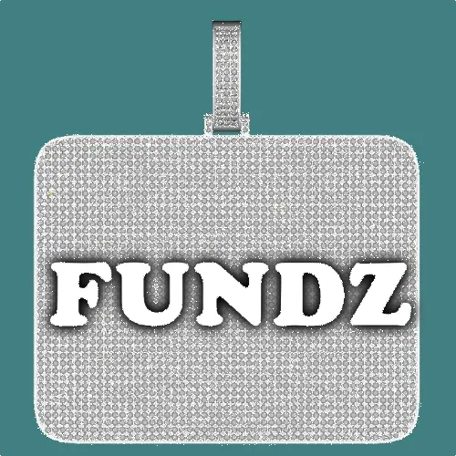 CUSTOM LETTER NECKLACE 3D BIG SQUARE sold by The GUU Shop