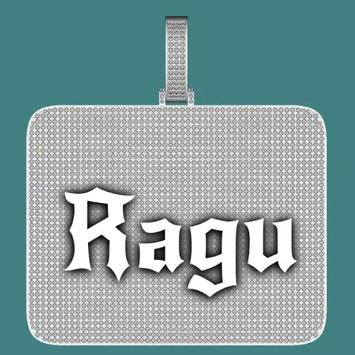 CUSTOM LETTER NECKLACE 3D BIG SQUARE sold by The GUU Shop