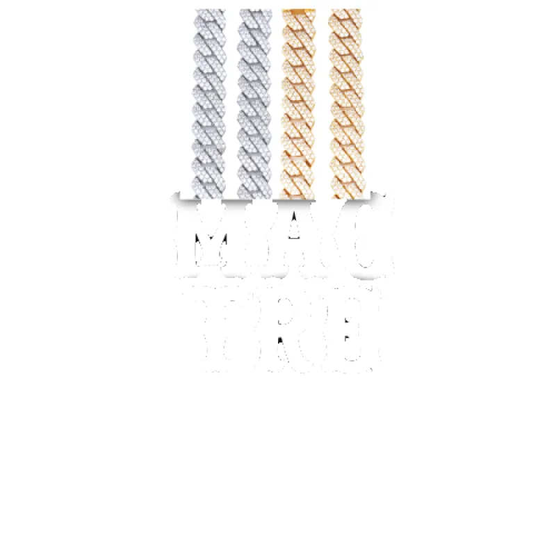 Custom Letters Freibeuter Font Necklace sold by The GUU Shop