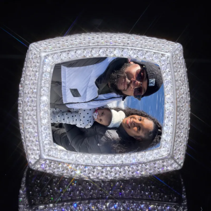 3D CUSTOM PICTURE ICED RING sold by The GUU Shop