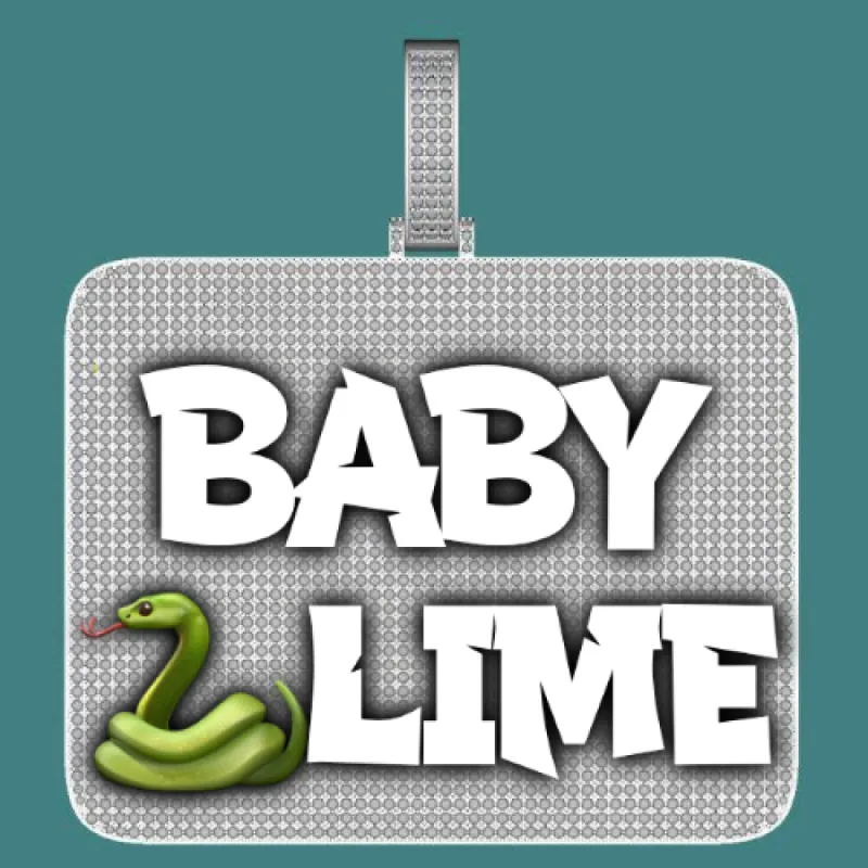 CUSTOM LETTER NECKLACE 3D BIG SQUARE sold by The GUU Shop