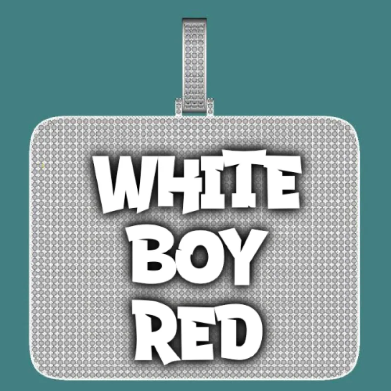 CUSTOM LETTER NECKLACE 3D BIG SQUARE sold by The GUU Shop