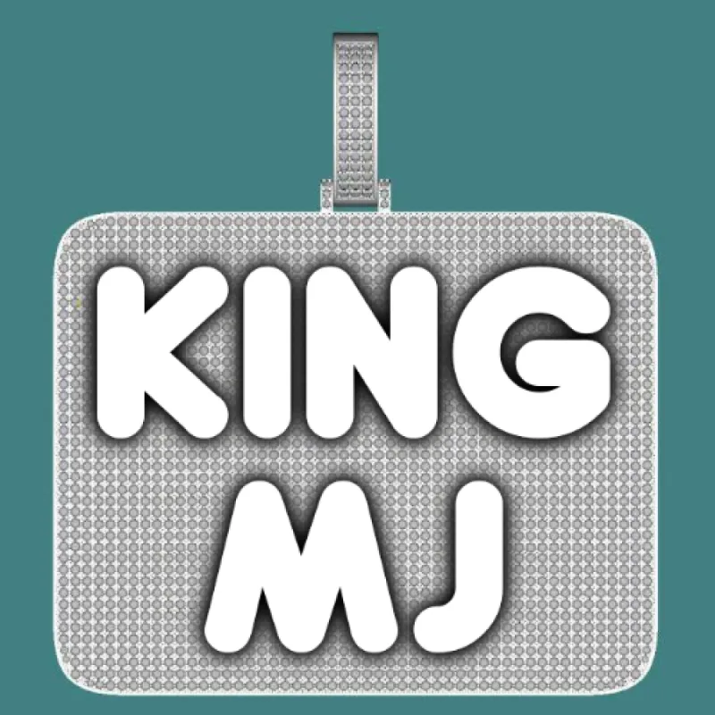 CUSTOM LETTER NECKLACE 3D BIG SQUARE sold by The GUU Shop