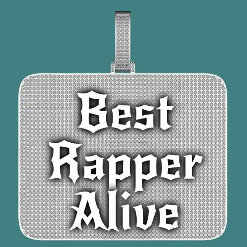 CUSTOM LETTER NECKLACE 3D BIG SQUARE sold by The GUU Shop