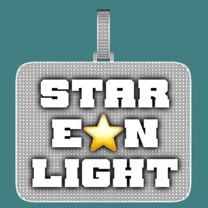 CUSTOM LETTER NECKLACE 3D BIG SQUARE sold by The GUU Shop