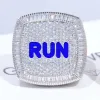 CUSTOM LETTER 3D ICED RING sold by The GUU Shop