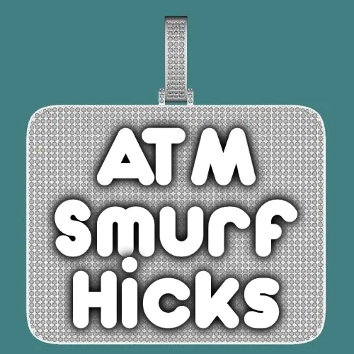 CUSTOM LETTER NECKLACE 3D BIG SQUARE sold by The GUU Shop