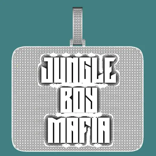 CUSTOM LETTER NECKLACE 3D BIG SQUARE sold by The GUU Shop