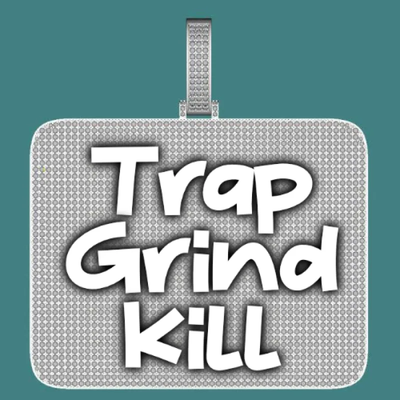 CUSTOM LETTER NECKLACE 3D BIG SQUARE sold by The GUU Shop