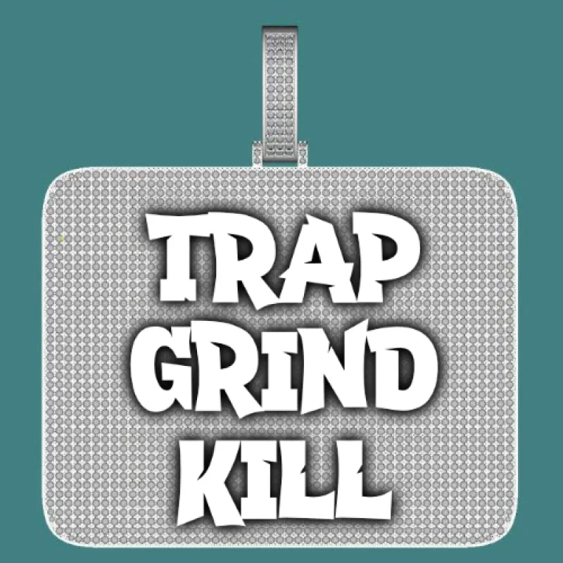 CUSTOM LETTER NECKLACE 3D BIG SQUARE sold by The GUU Shop