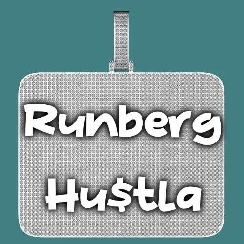 CUSTOM LETTER NECKLACE 3D BIG SQUARE sold by The GUU Shop