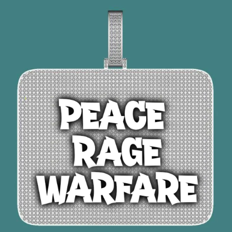 CUSTOM LETTER NECKLACE 3D BIG SQUARE sold by The GUU Shop