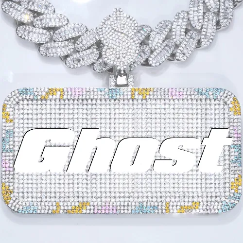 CUSTOM LETTER NECKLACE 3D COLORFUL SQUARE sold by The GUU Shop