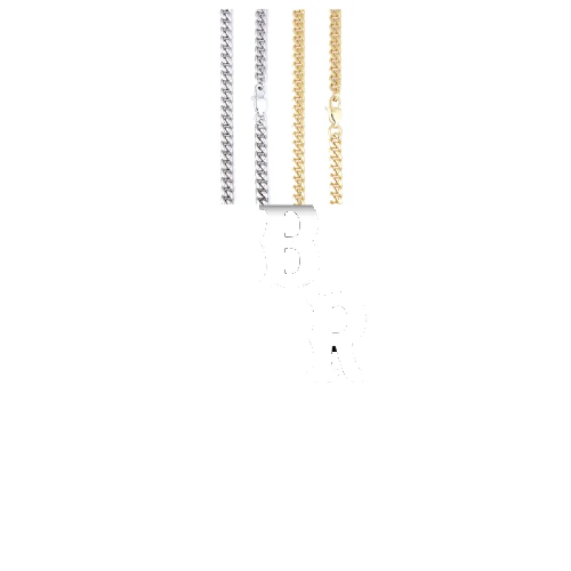 Custom Letters Freibeuter Font Necklace sold by The GUU Shop