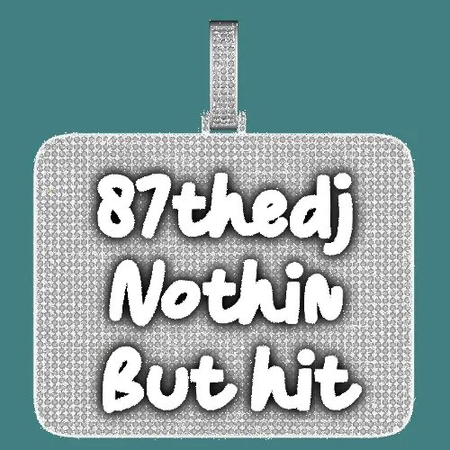 CUSTOM LETTER NECKLACE 3D BIG SQUARE sold by The GUU Shop