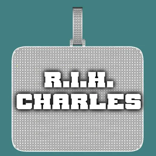 CUSTOM LETTER NECKLACE 3D BIG SQUARE sold by The GUU Shop