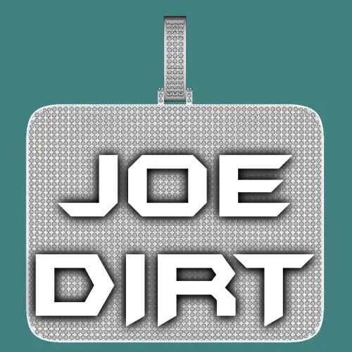 CUSTOM LETTER NECKLACE 3D BIG SQUARE sold by The GUU Shop