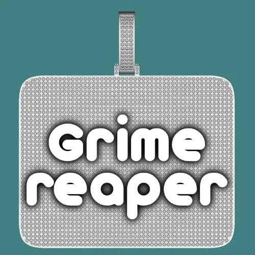 CUSTOM LETTER NECKLACE 3D BIG SQUARE sold by The GUU Shop