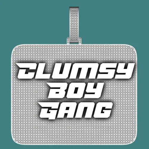 CUSTOM LETTER NECKLACE 3D BIG SQUARE sold by The GUU Shop