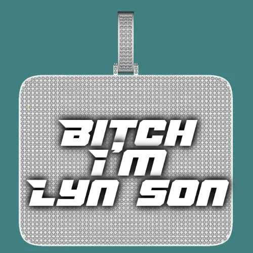 CUSTOM LETTER NECKLACE 3D BIG SQUARE sold by The GUU Shop