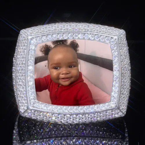 3D CUSTOM PICTURE ICED RING sold by The GUU Shop