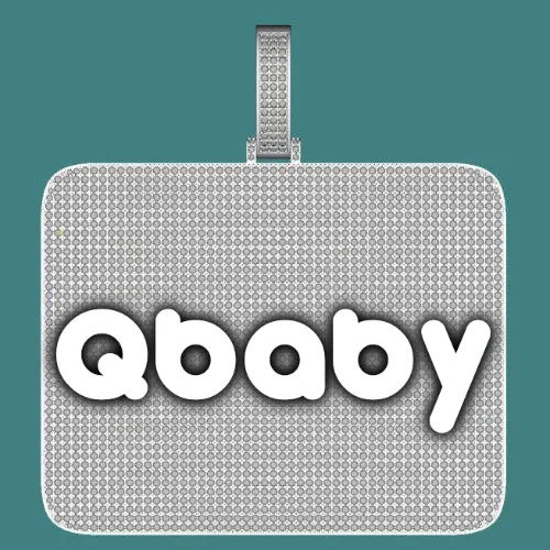 CUSTOM LETTER NECKLACE 3D BIG SQUARE sold by The GUU Shop