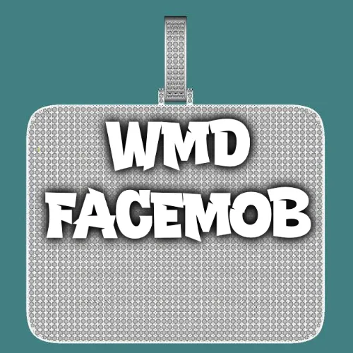 CUSTOM LETTER NECKLACE 3D BIG SQUARE sold by The GUU Shop