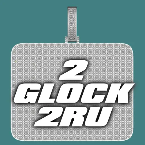 CUSTOM LETTER NECKLACE 3D BIG SQUARE sold by The GUU Shop