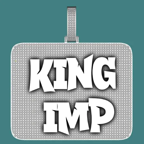 CUSTOM LETTER NECKLACE 3D BIG SQUARE sold by The GUU Shop