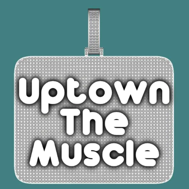 CUSTOM LETTER NECKLACE 3D BIG SQUARE sold by The GUU Shop