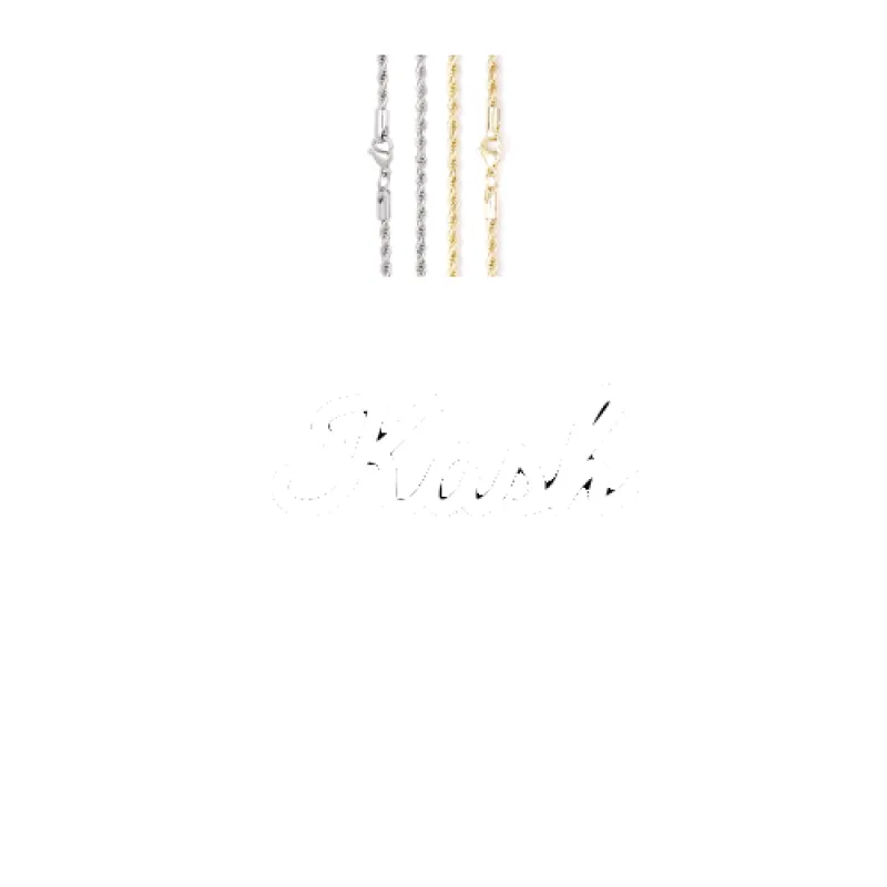 Script Custom Letter Necklace sold by The GUU Shop