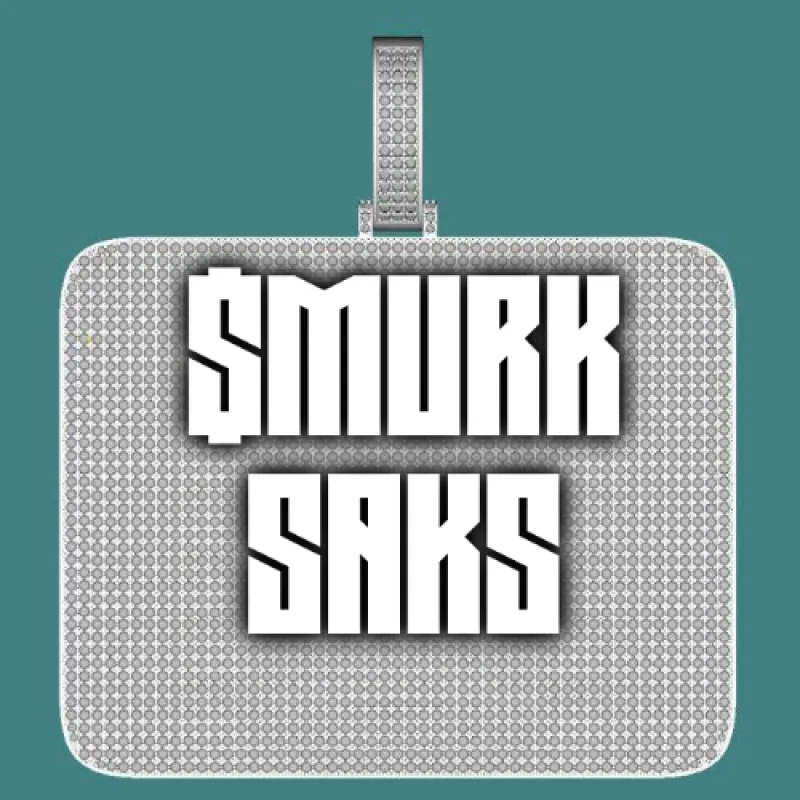 CUSTOM LETTER NECKLACE 3D BIG SQUARE sold by The GUU Shop