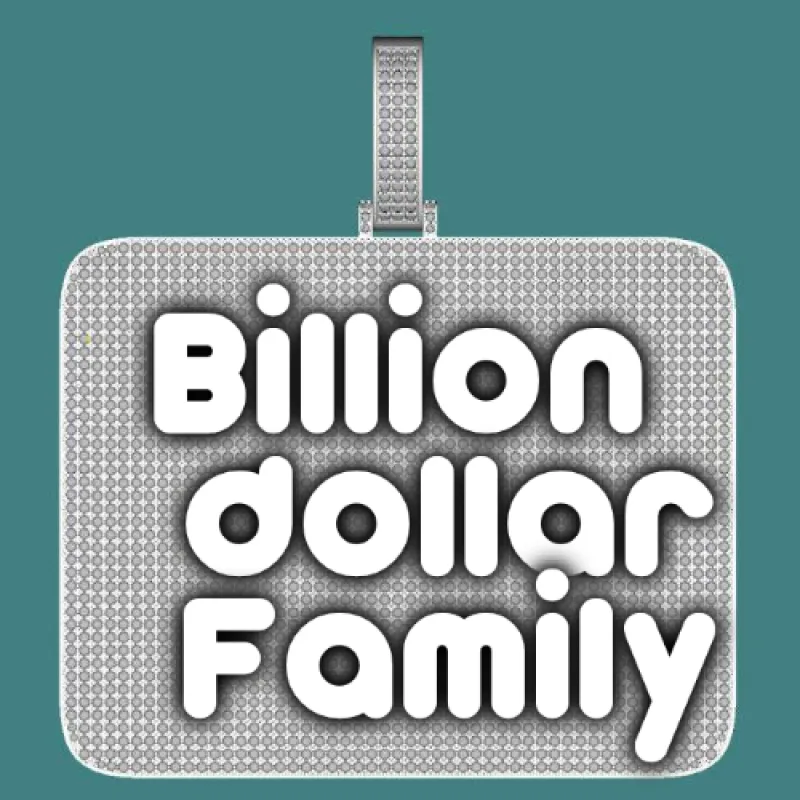 CUSTOM LETTER NECKLACE 3D BIG SQUARE sold by The GUU Shop