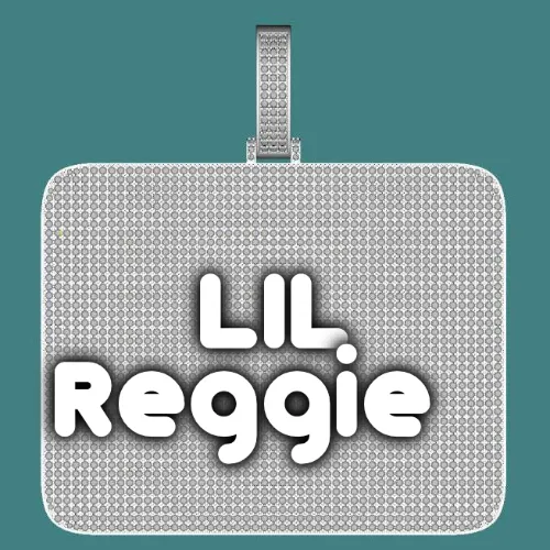 CUSTOM LETTER NECKLACE 3D BIG SQUARE sold by The GUU Shop