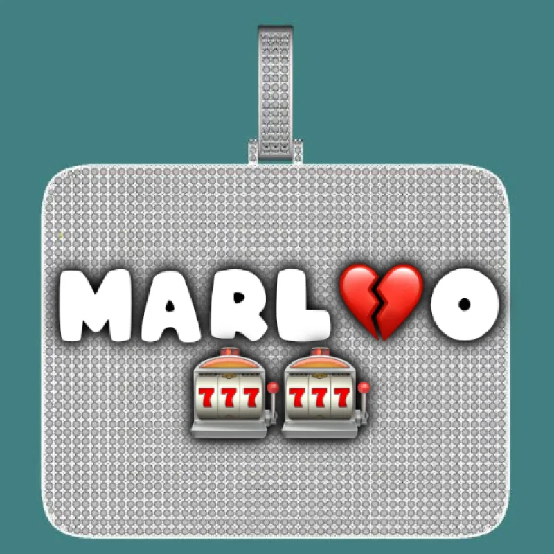 CUSTOM LETTER NECKLACE 3D BIG SQUARE sold by The GUU Shop