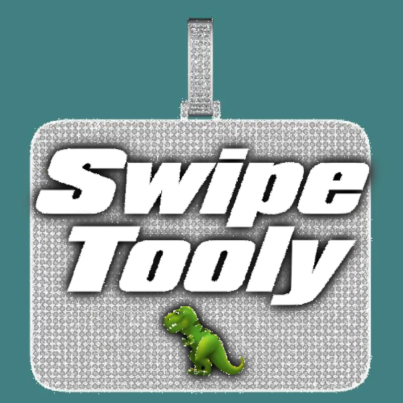 CUSTOM LETTER NECKLACE 3D BIG SQUARE sold by The GUU Shop