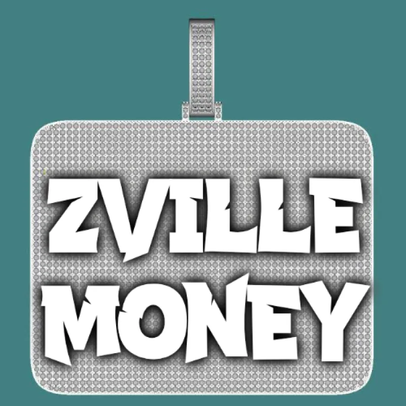 CUSTOM LETTER NECKLACE 3D BIG SQUARE sold by The GUU Shop