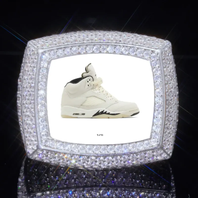 3D CUSTOM PICTURE ICED RING sold by The GUU Shop