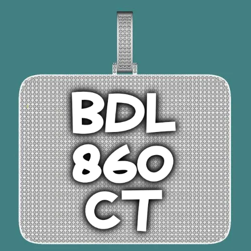 CUSTOM LETTER NECKLACE 3D BIG SQUARE sold by The GUU Shop