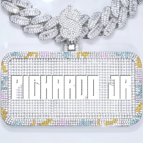 CUSTOM LETTER NECKLACE 3D COLORFUL SQUARE sold by The GUU Shop