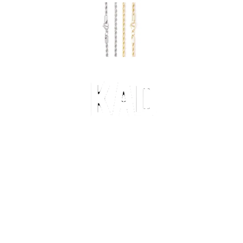 Custom Letters Baguette Two Layer Necklace sold by The GUU Shop