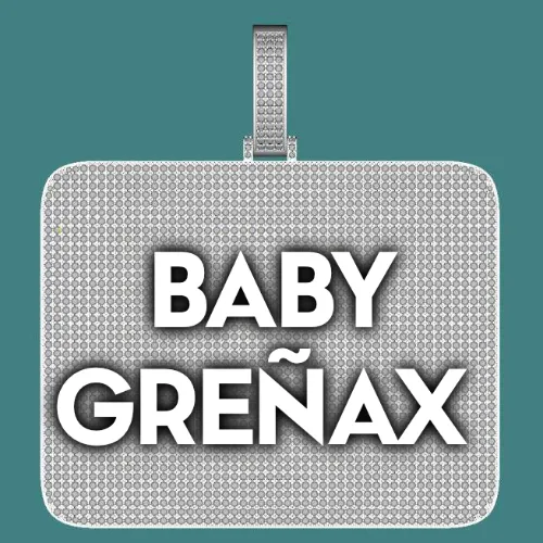 CUSTOM LETTER NECKLACE 3D BIG SQUARE sold by The GUU Shop