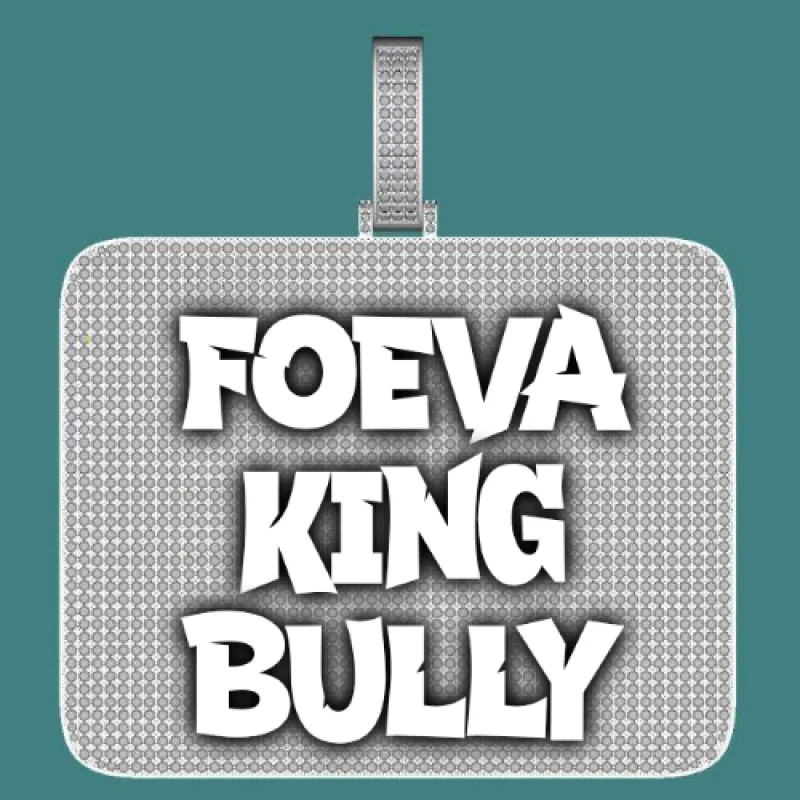 CUSTOM LETTER NECKLACE 3D BIG SQUARE sold by The GUU Shop