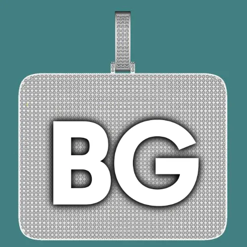 CUSTOM LETTER NECKLACE 3D BIG SQUARE sold by The GUU Shop