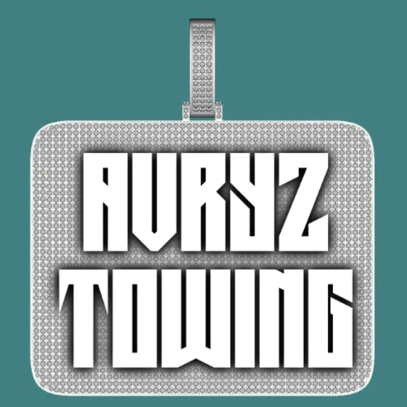 CUSTOM LETTER NECKLACE 3D BIG SQUARE sold by The GUU Shop