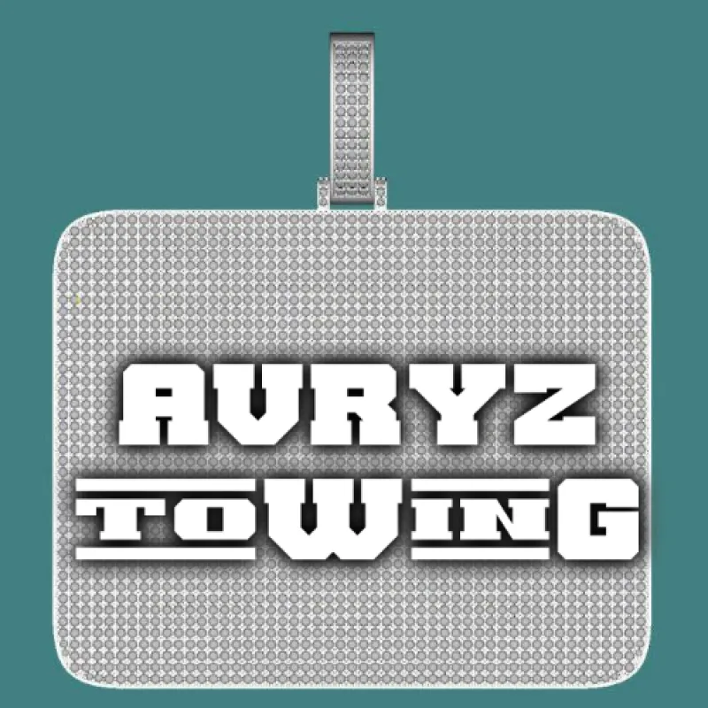 CUSTOM LETTER NECKLACE 3D BIG SQUARE sold by The GUU Shop