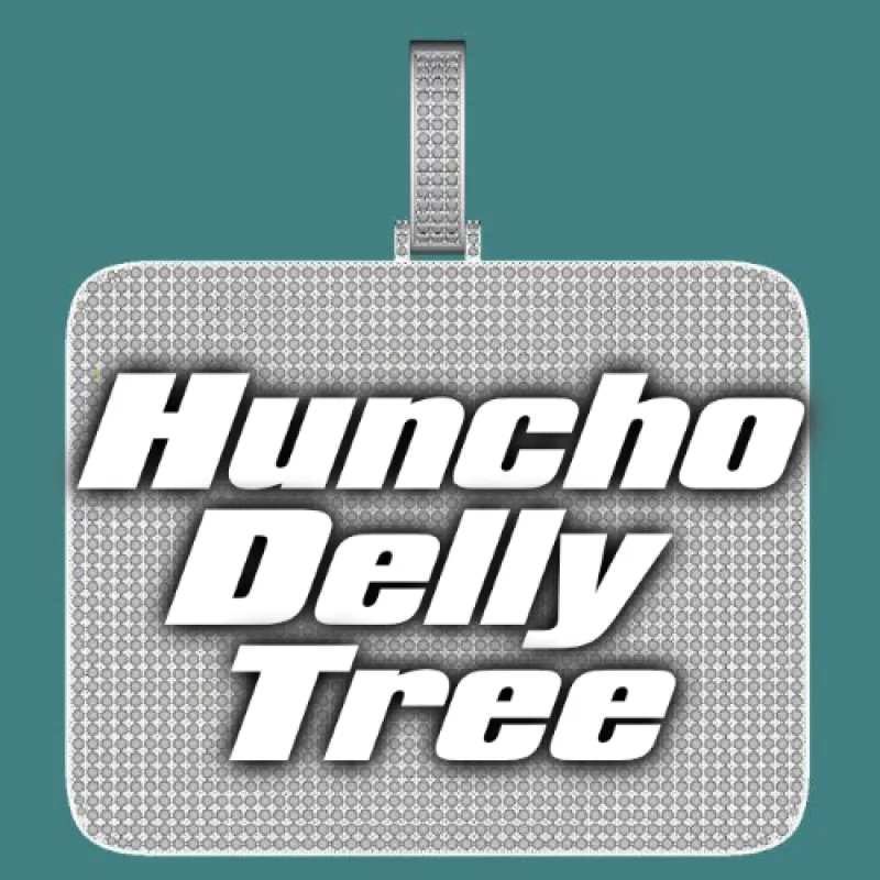 CUSTOM LETTER NECKLACE 3D BIG SQUARE sold by The GUU Shop