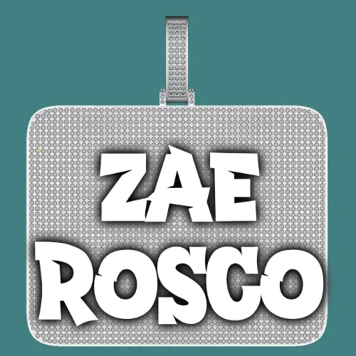 CUSTOM LETTER NECKLACE 3D BIG SQUARE sold by The GUU Shop