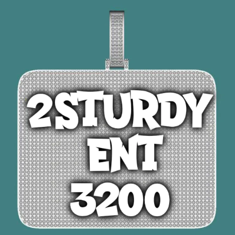 CUSTOM LETTER NECKLACE 3D BIG SQUARE sold by The GUU Shop